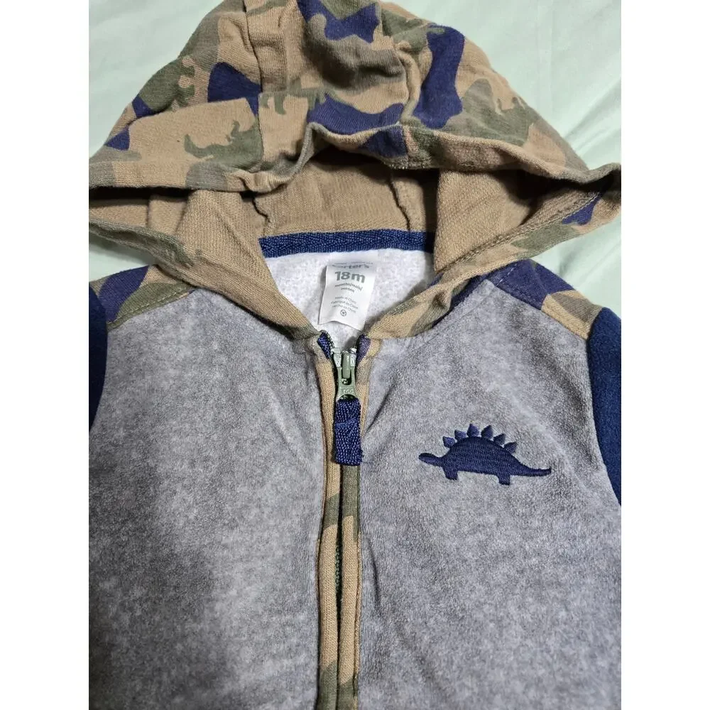 Carter's 18 months boys camo jogger and jacket 2 piece set